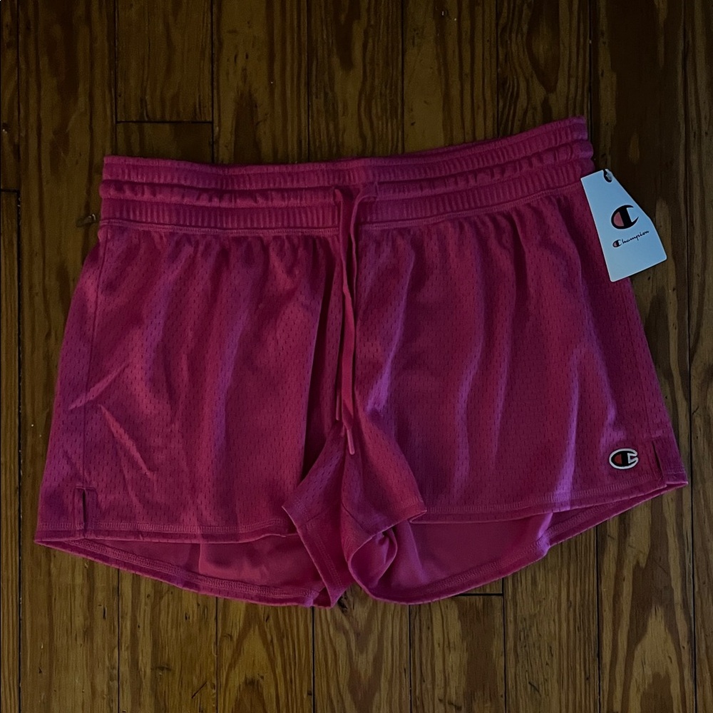 Champion Women's Vibrant Pink Athletic Shorts